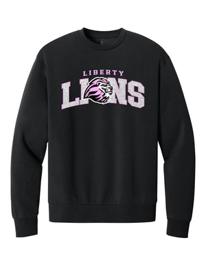 Liberty Lions Breast Cancer Awareness Crewneck